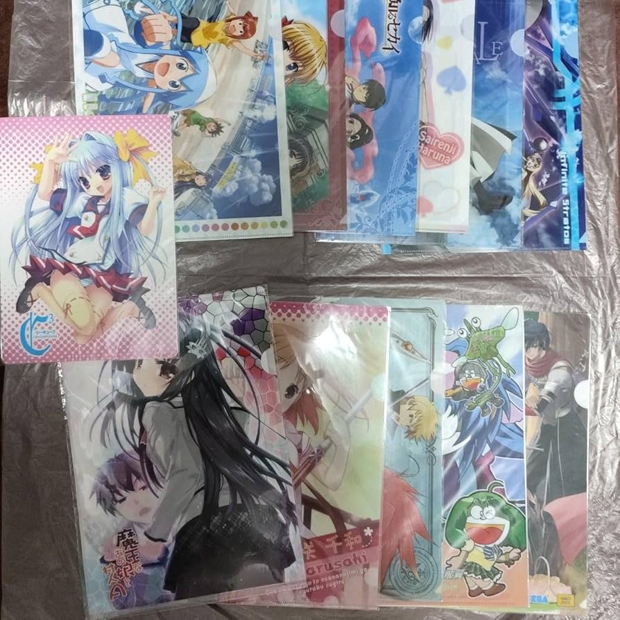 アニメ下敷き11枚